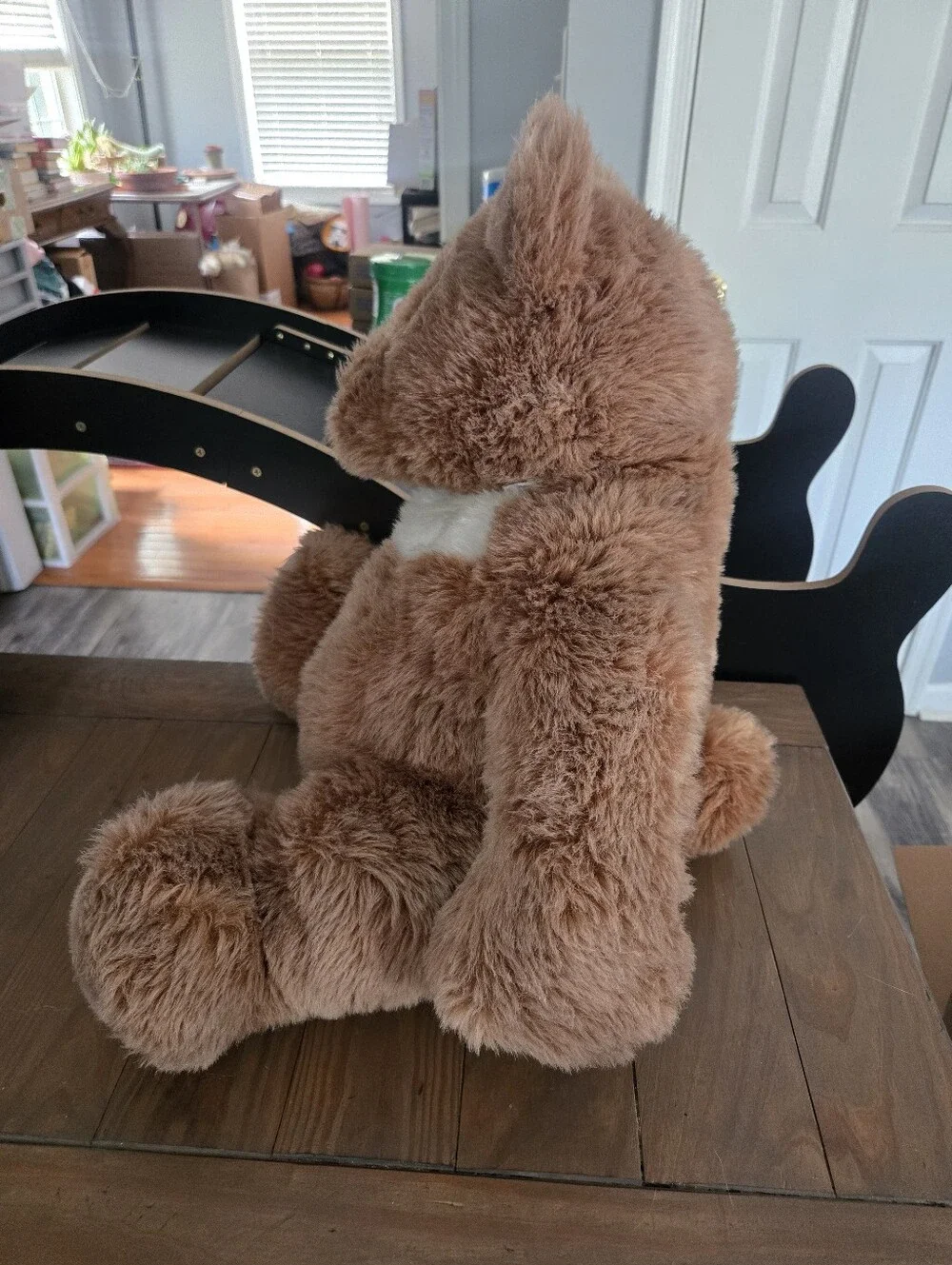 Large 1990 Gund Tommy Tummy Collector's Classic Brown Teddy Bear Vintage Rare